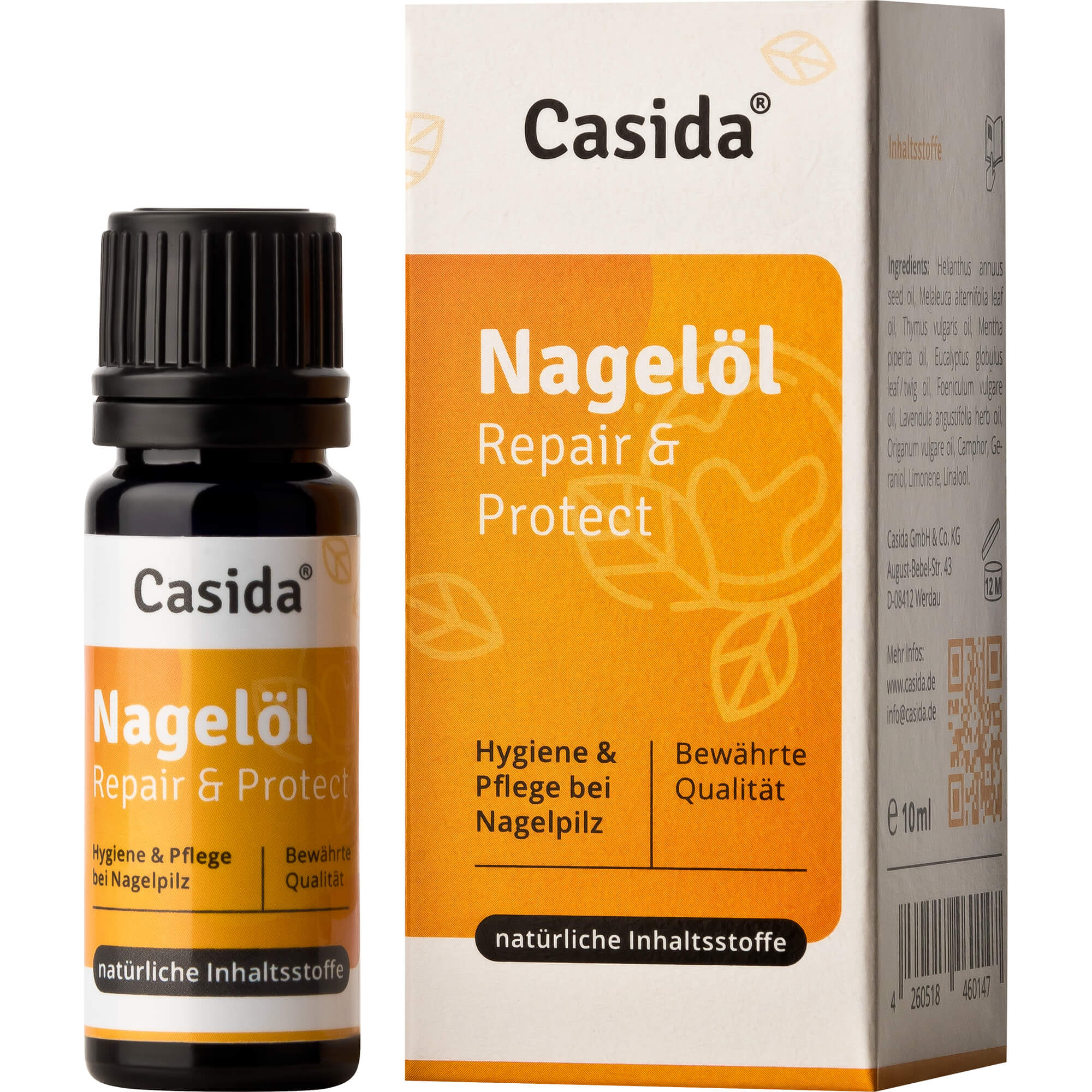 Casida Nagelöl Repair & Protect, 10 Ml Öl