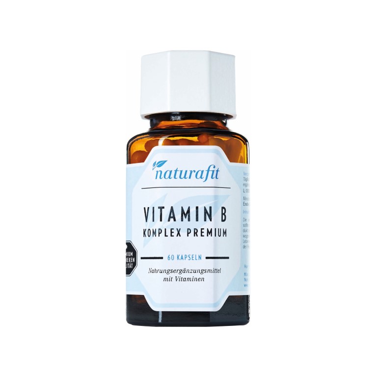 Naturafit Vitamin B Komplex Premium Kapseln, 60 St. Kapseln