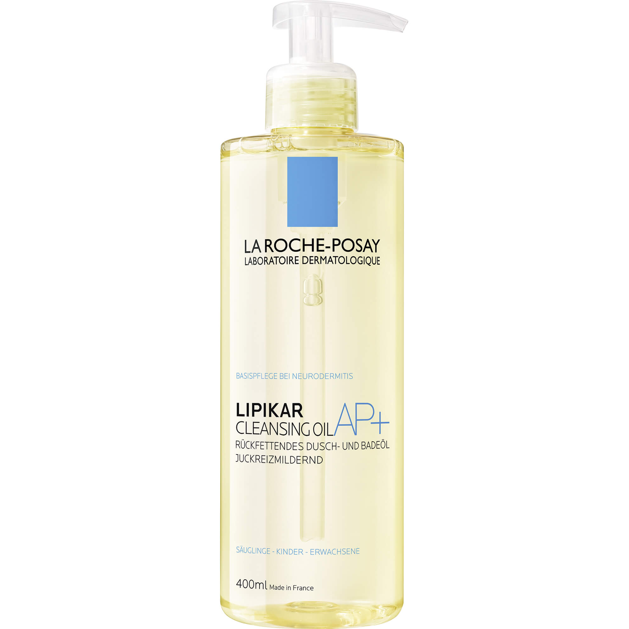 La Roche-Posay Lipikar Ap+ Rückfettendes Dusch- Und Badeöl Juckreizmildernd, 400 Ml Öl