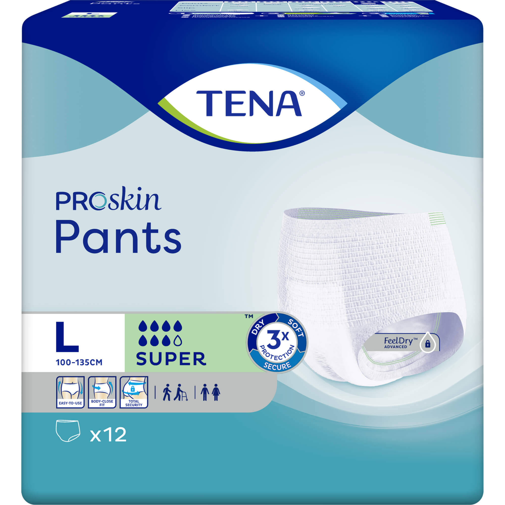 Tena Pants Super Large Einweghose, 12 St. Einweghosen