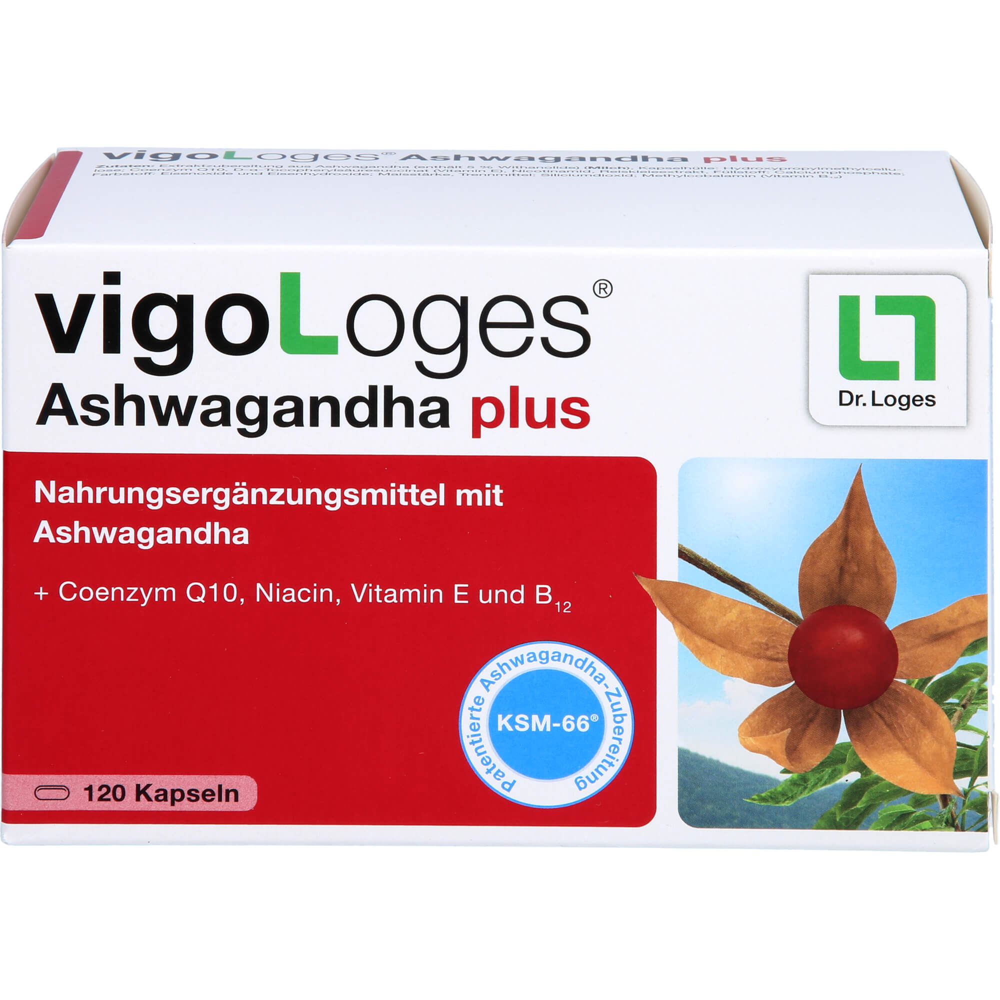 Dr. Loges VigoLoges® Ashwagandha Plus, 120 St. Kapseln
