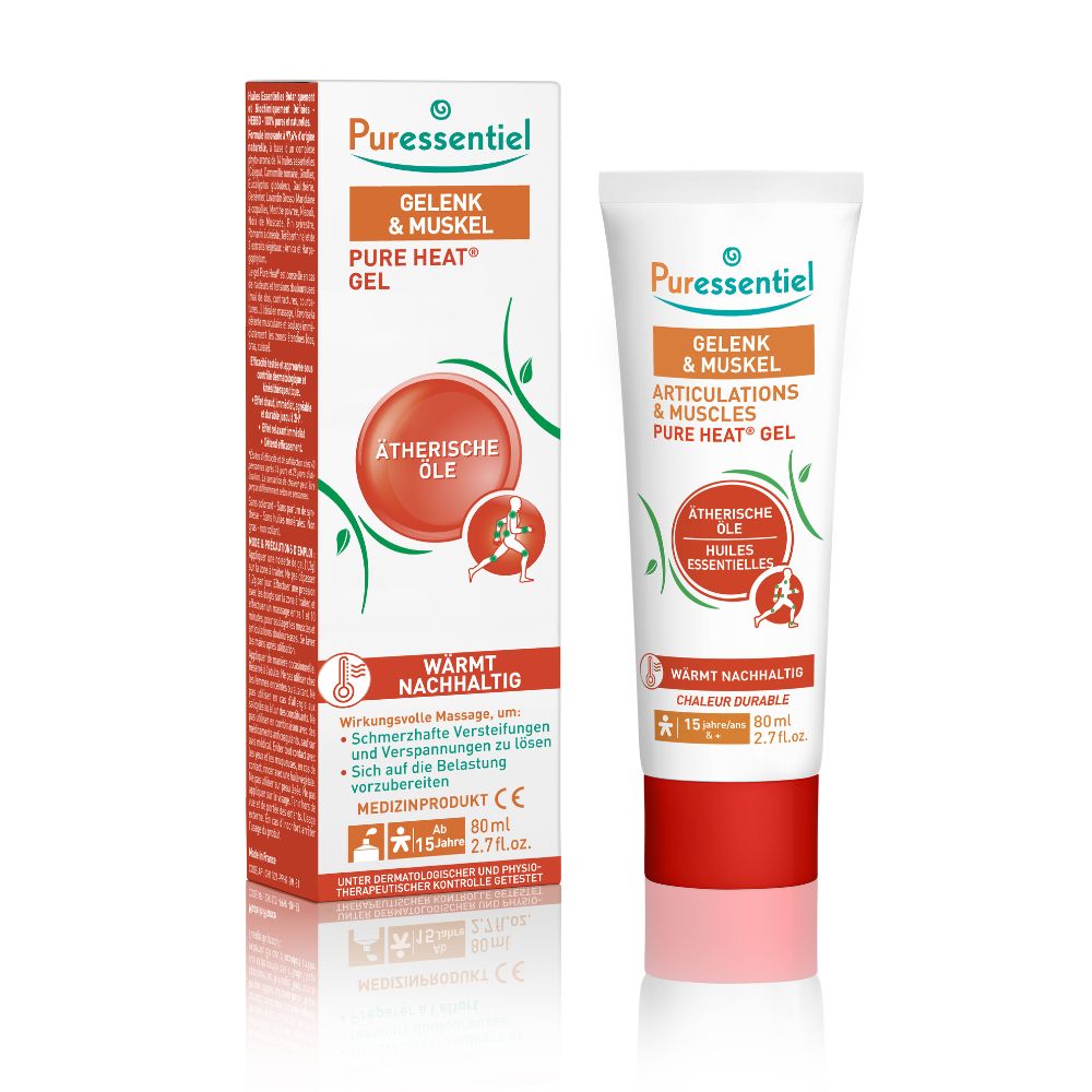 Puressentiel Gelenk & Muskel Pure Heat Gel Mit ätherischen Ölen Und Pflanzlichen Extrakten – Lindert Verspannungen Und Fördert Die Durchblutung,