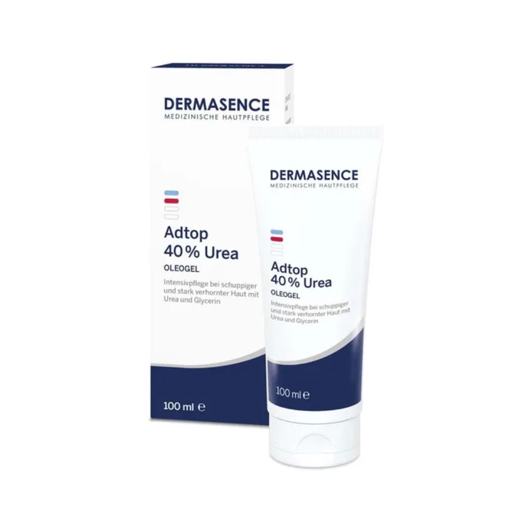 DERMSENCE Adtop 40% Urea Oleogel bei schuppiger und stark verhornter Haut, 100 ml Crème