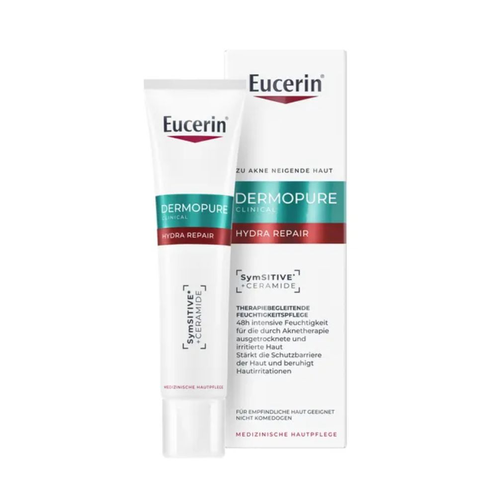 Eucerin Dermopure Hydra Repair Feuchtigkeitspflege für zu Akne neigende Haut, 40 ml Crème