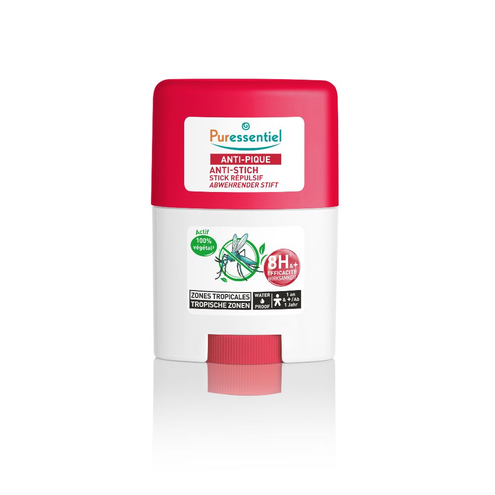 Puressentiel Anti-Stich Waterproof Repellent Stick, 20 Ml Lösung