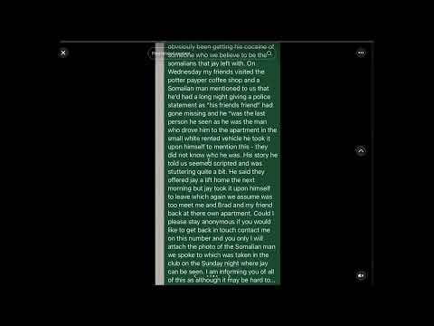 Jay Slater: WhatsApp Message Posted On TikTok 29th June 2024