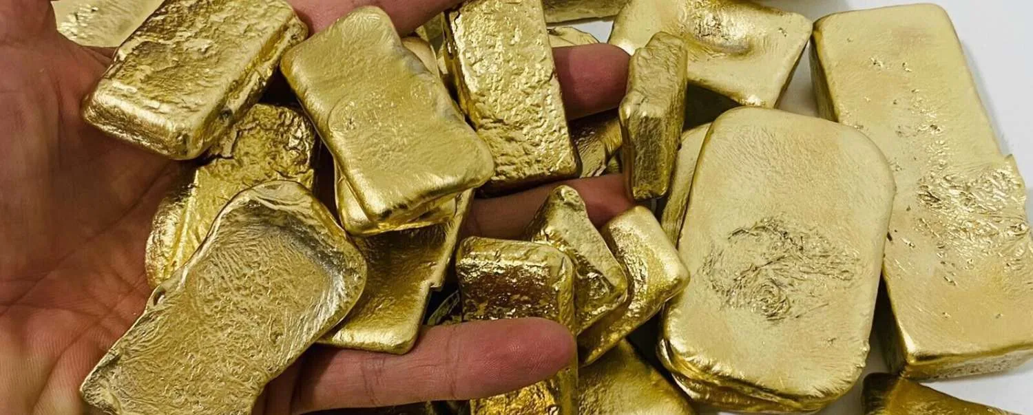 عکس طلای آب شده