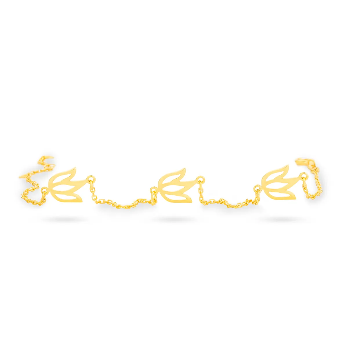 دستبند سه گل لاله کد BMH018