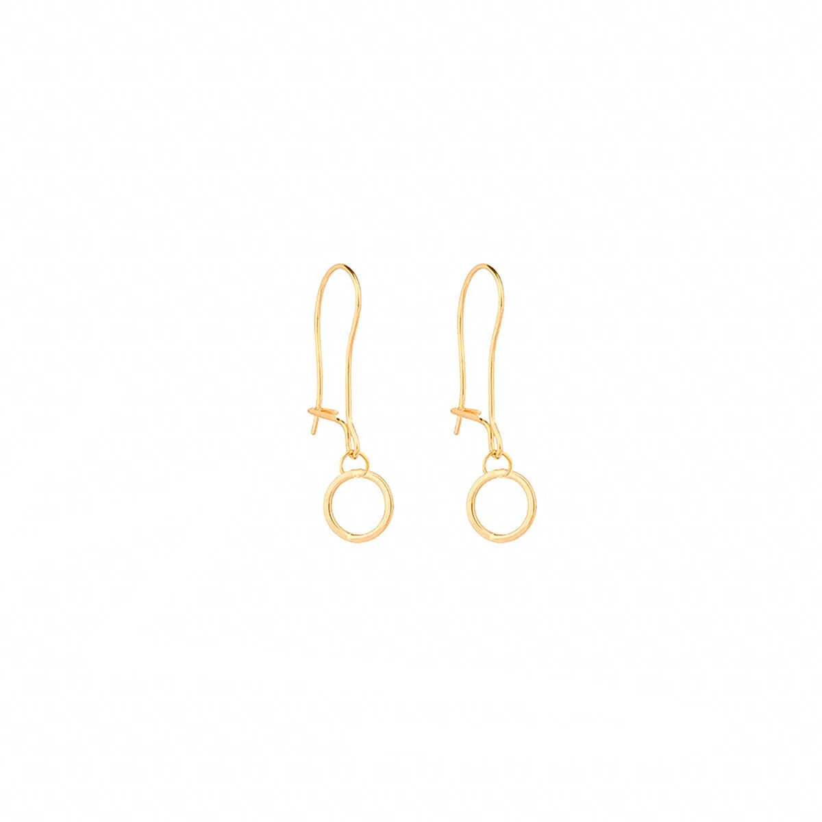گوشواره تک حلقه دایره کد EMOH135