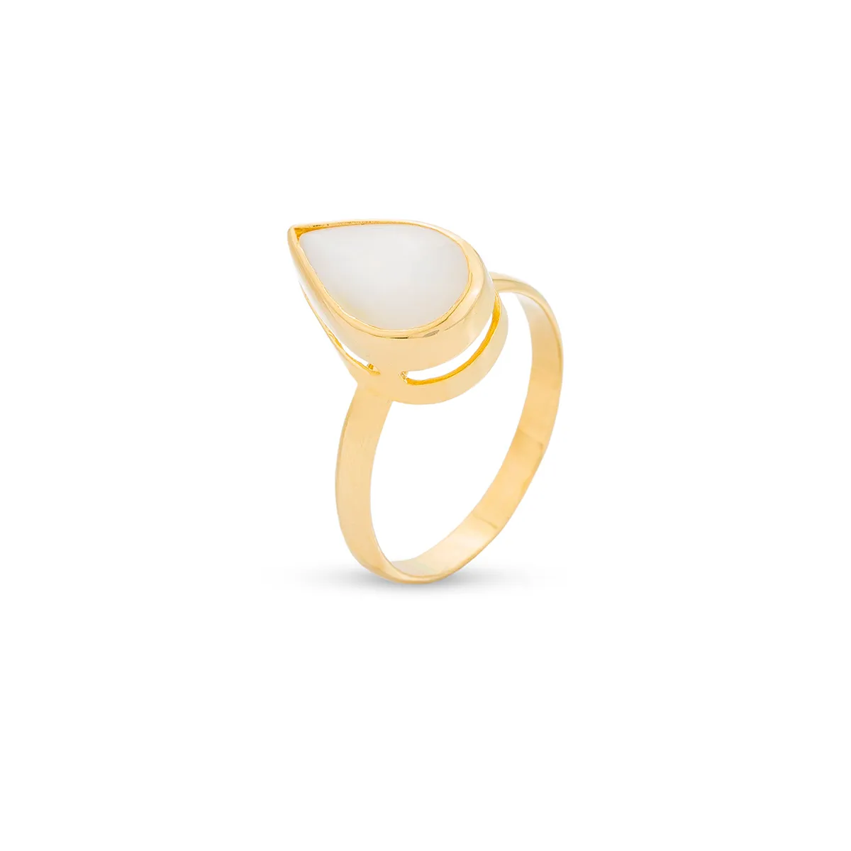 انگشتر تک حلقه اشک کد RM132
