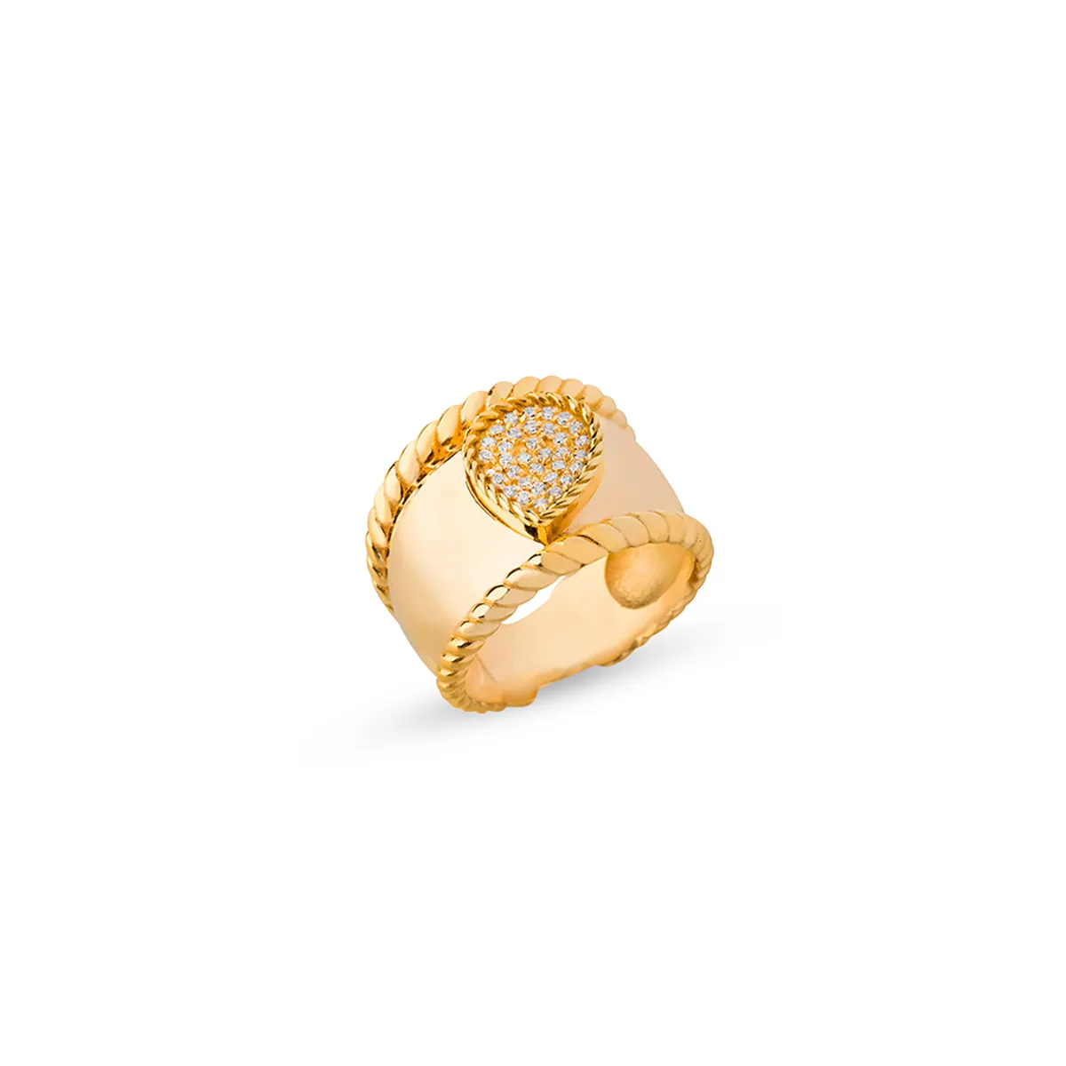 انگشتر اشکی پهن کد RM539