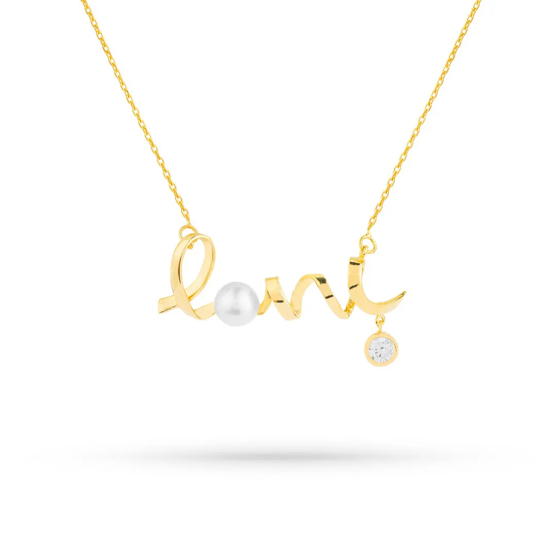 گردنبند لاو مروارید کد RSK-1030