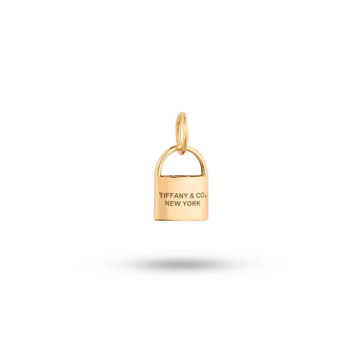آویز طلا تیفانی قفل متوسط کد NMR229