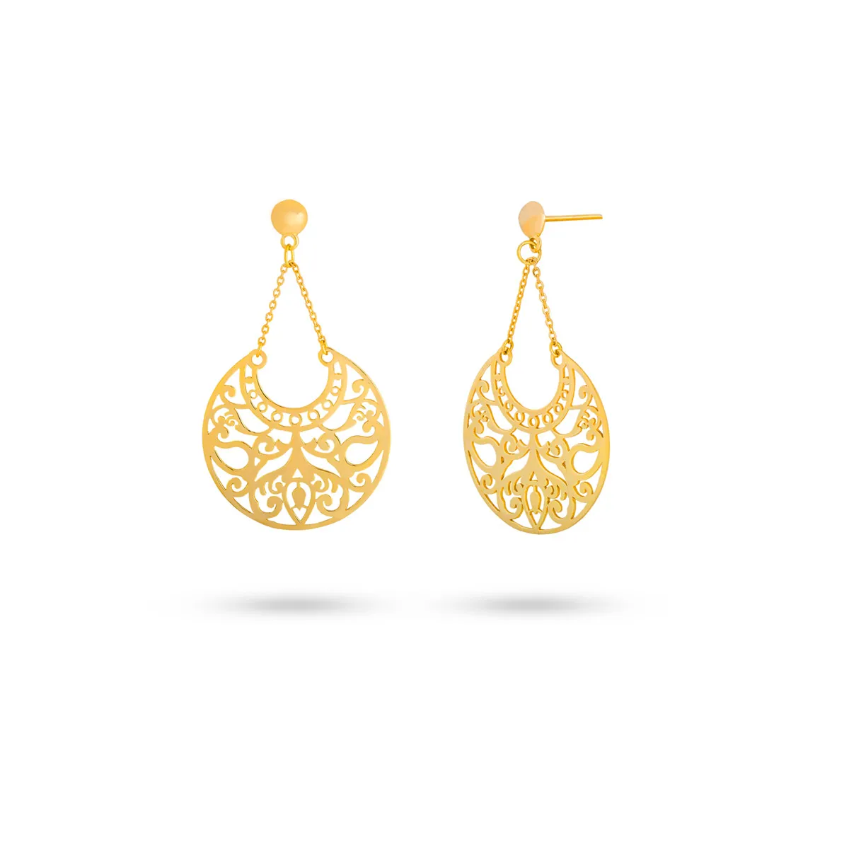 گوشواره دایره بته جقه کد EM287