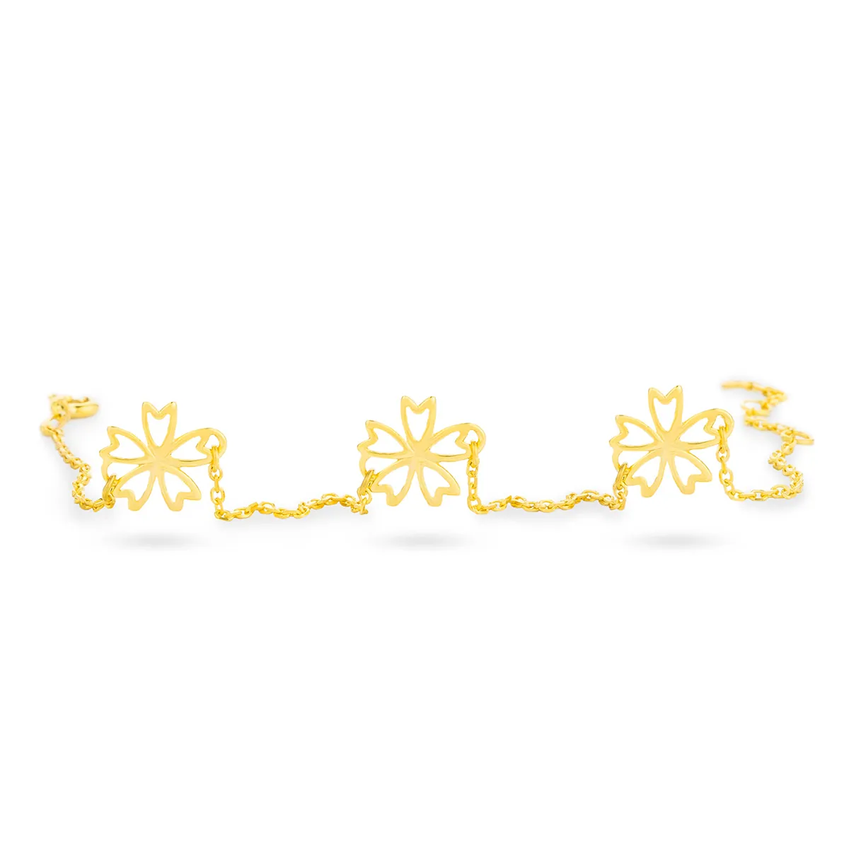 دستبند سه گل پنج برگ کد BMH012