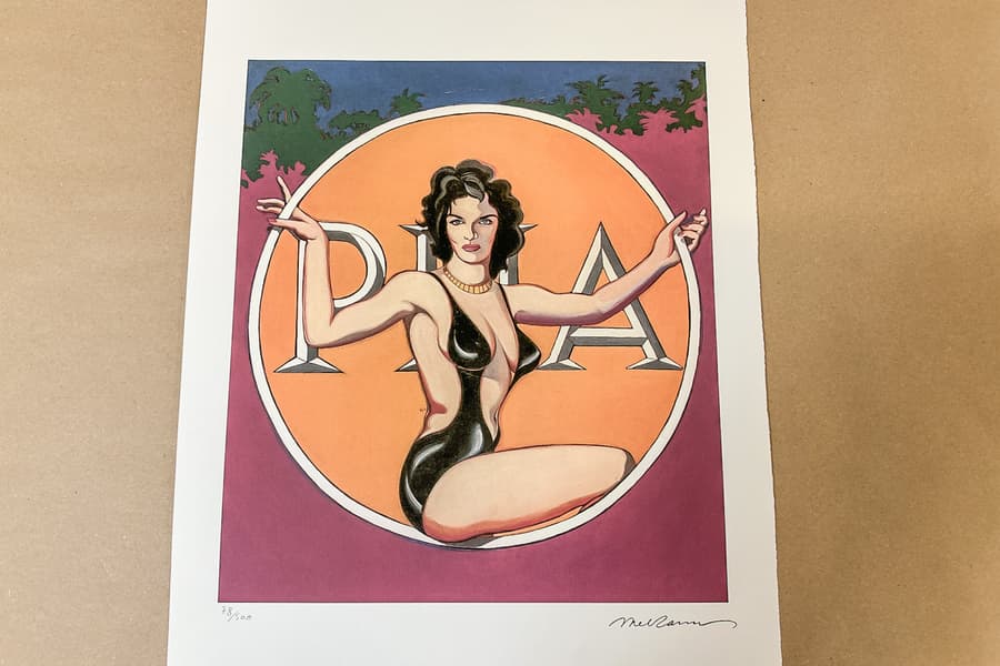 Lithografie nach Mel Ramos