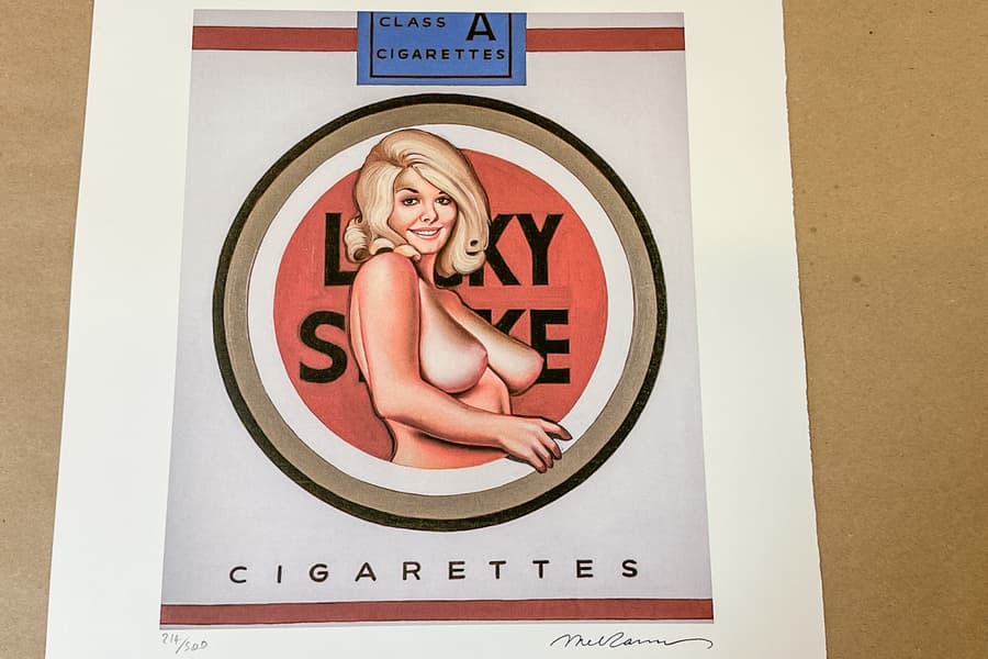 Lithografie nach Mel Ramos