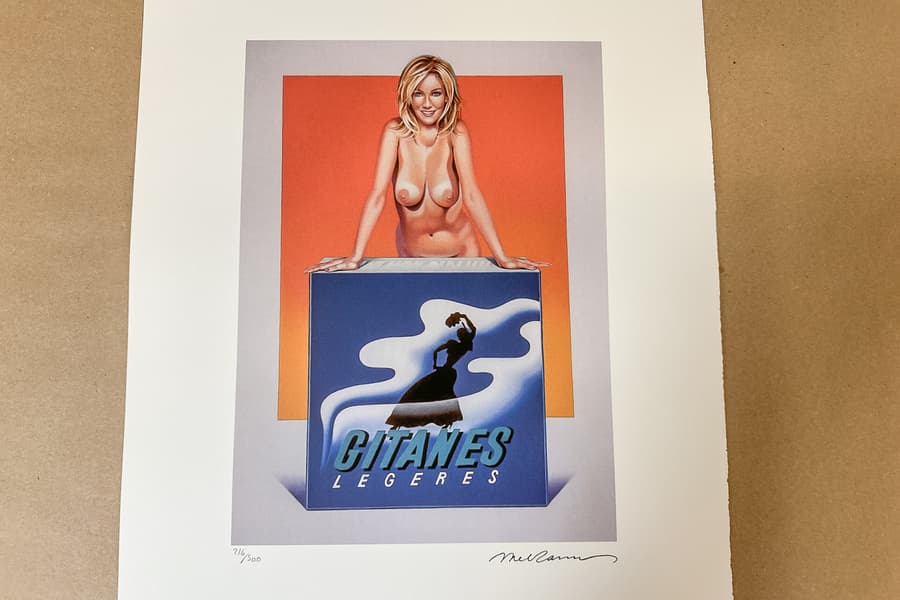 Lithografie nach Mel Ramos