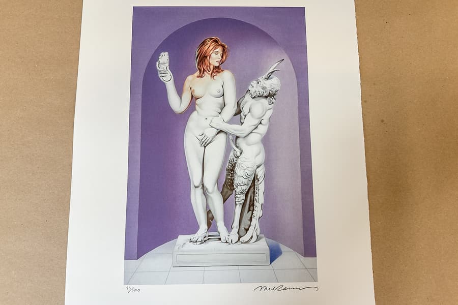 Lithografie nach Mel Ramos