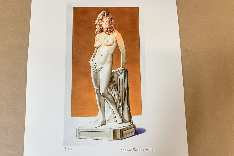 Lithografie nach Mel Ramos