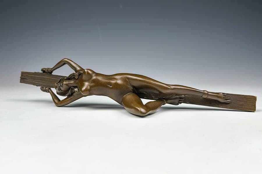 Erotische Bronze Skulptur