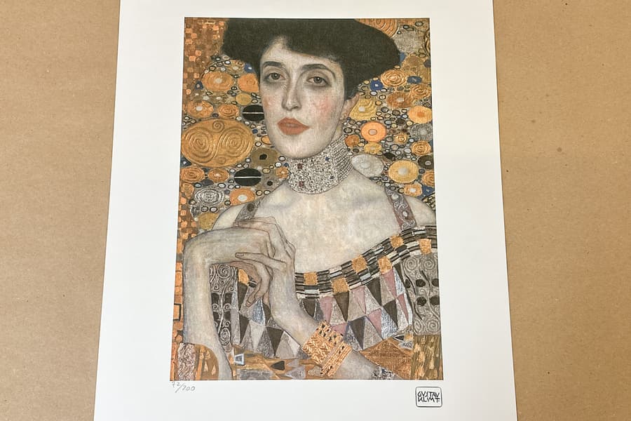 Lithografie nach Gustav Klimt, limitiert