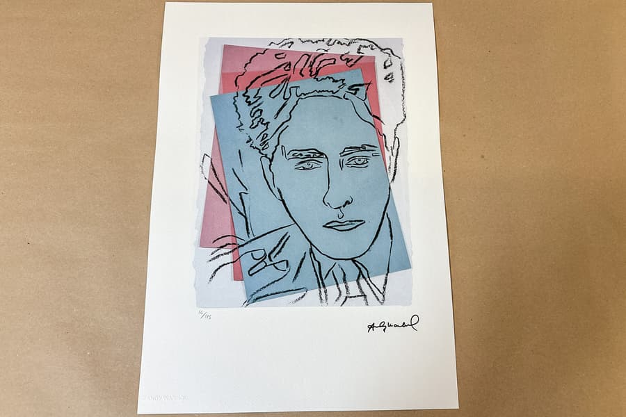Lithografie nach Andy Warhol, limitiert
