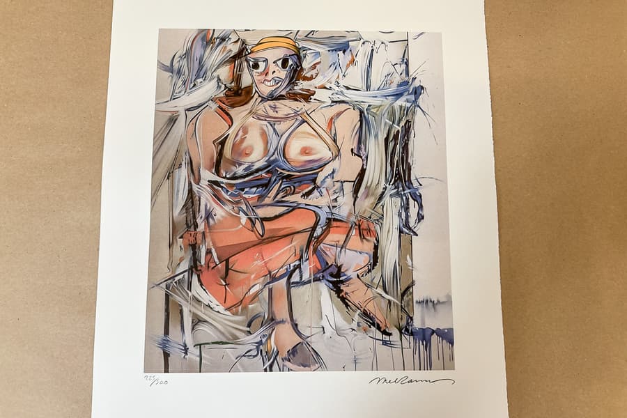 Lithografie nach Mel Ramos