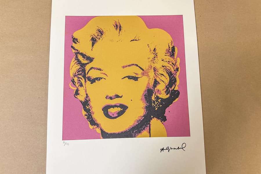 Lithografie nach Andy Warhol, limitiert