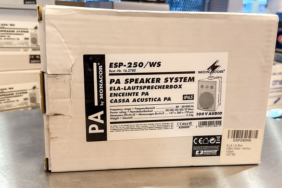 Lautsprecher Monacor ESP-250/WS