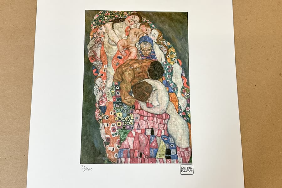 Lithografie nach Gustav Klimt, limitiert