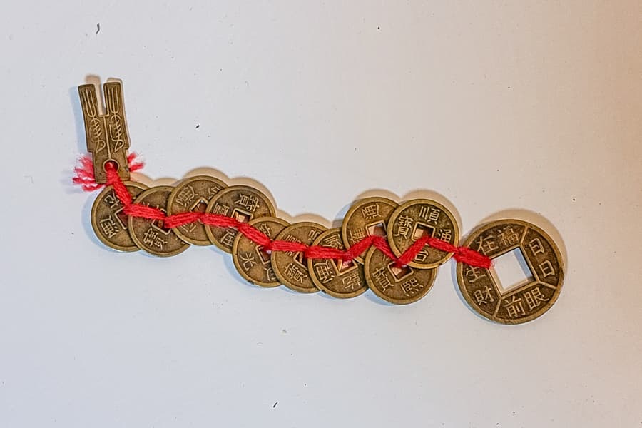 Chinesische Glücksmünzen