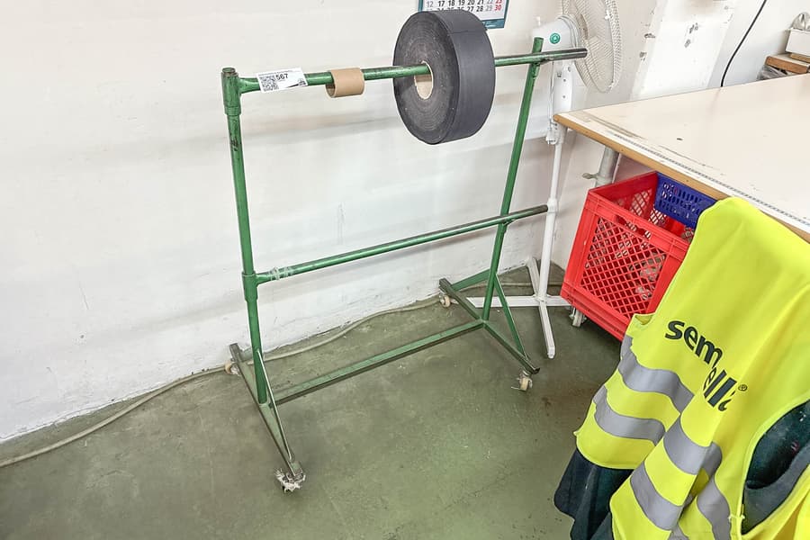 Abrollvorrichtung, fahrbar