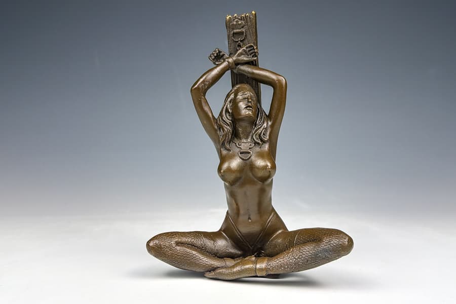 Erotische Bronze Skulptur