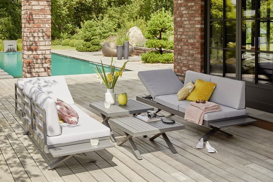 Outdoorlounge Rieke, 4-teilig