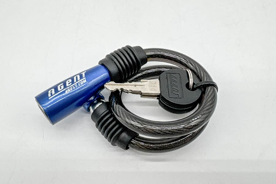 8 Skischlösser AGENT 1-teilig inkl. 2 Schlüssel