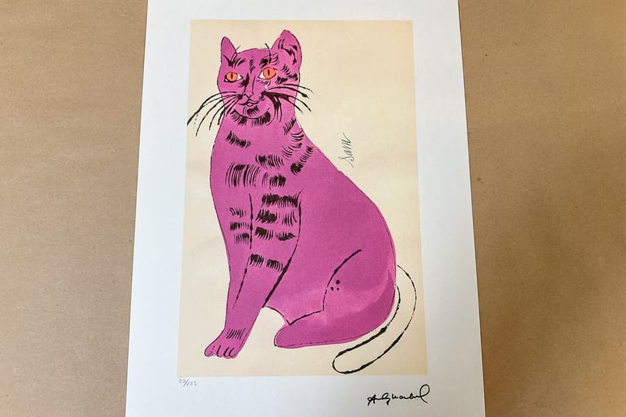 Lithografie nach Andy Warhol, limitiert