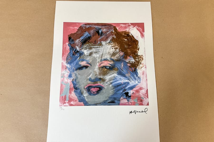 Lithografie nach Andy Warhol, limitiert