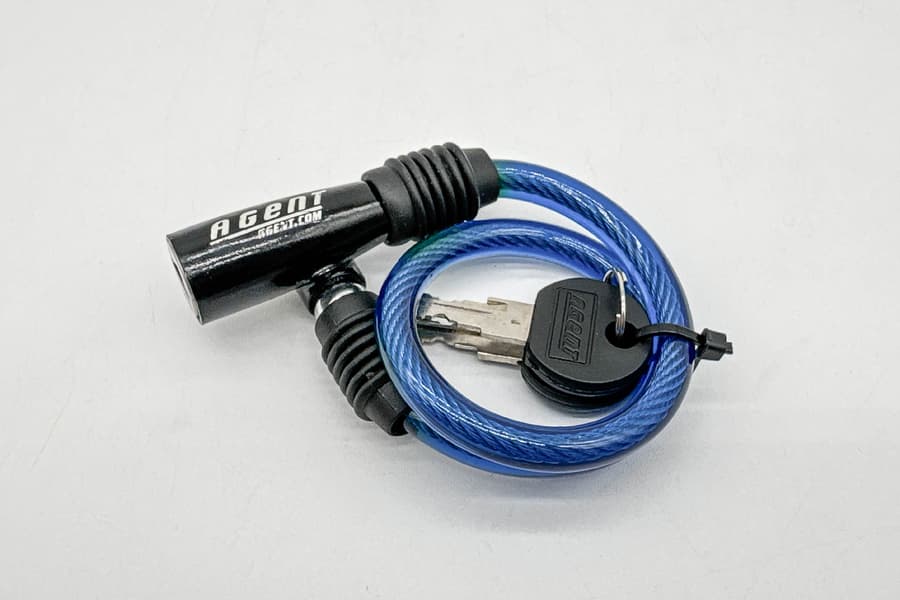 8 Skischlösser AGENT 1-teilig inkl. 2 Schlüssel