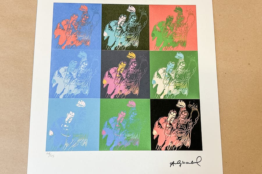 Lithografie nach Andy Warhol, limitiert