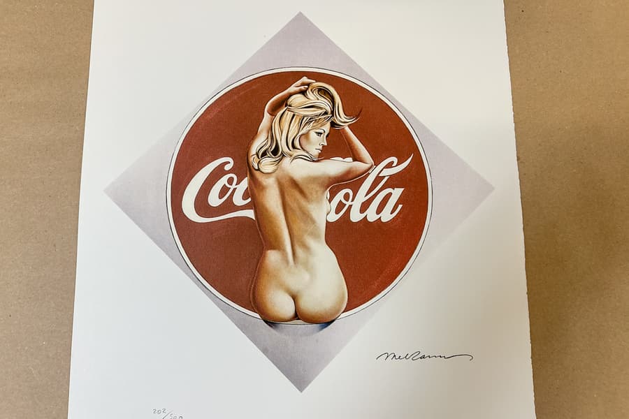 Lithografie nach Mel Ramos