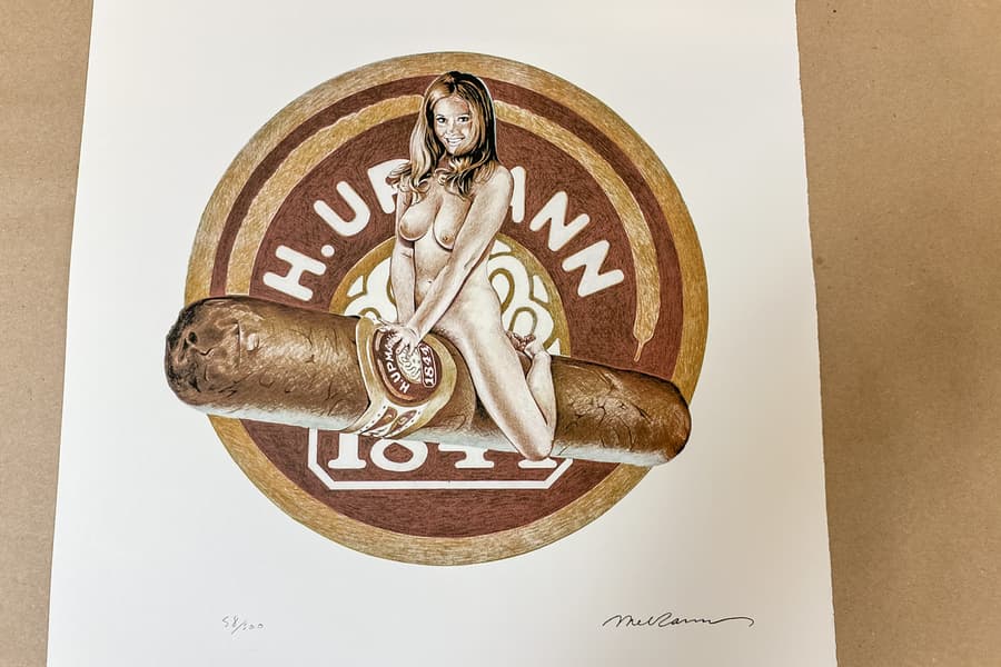 Lithografie nach Mel Ramos