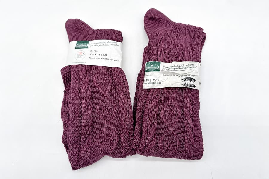 2 Paar Trachtenstutzen Luise Steiner, Gr. 42-43 + 44-45