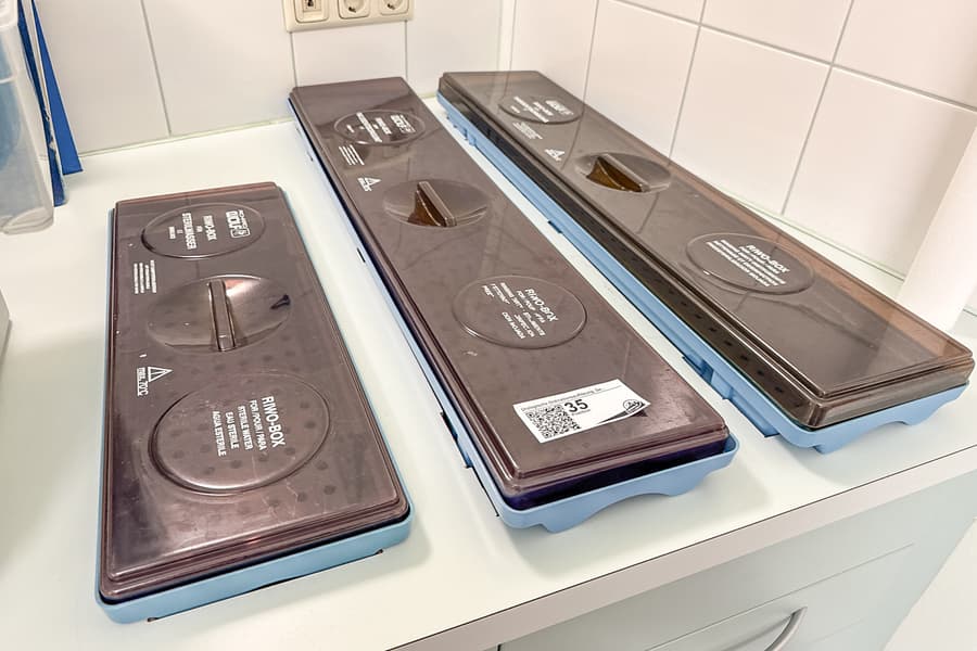 3 Nassentsorgungsboxen Richard Wolf RiwoBox