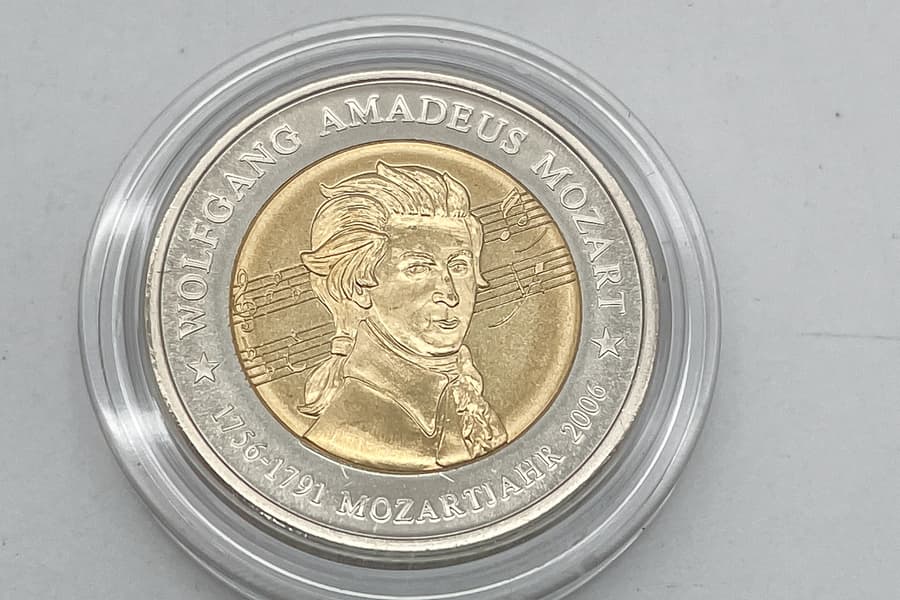 2 Euro Probe Wolfgang A. Mozart