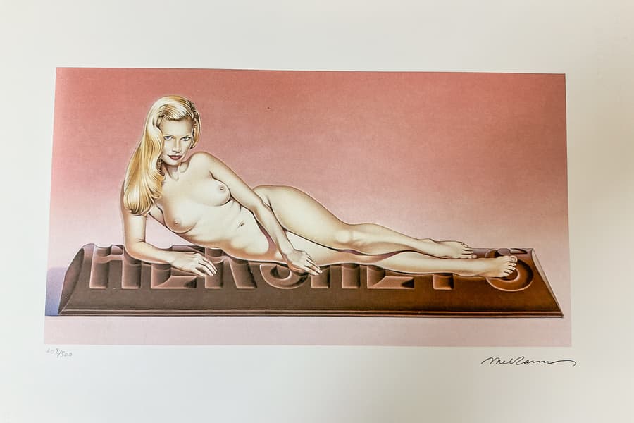 Lithografie nach Mel Ramos