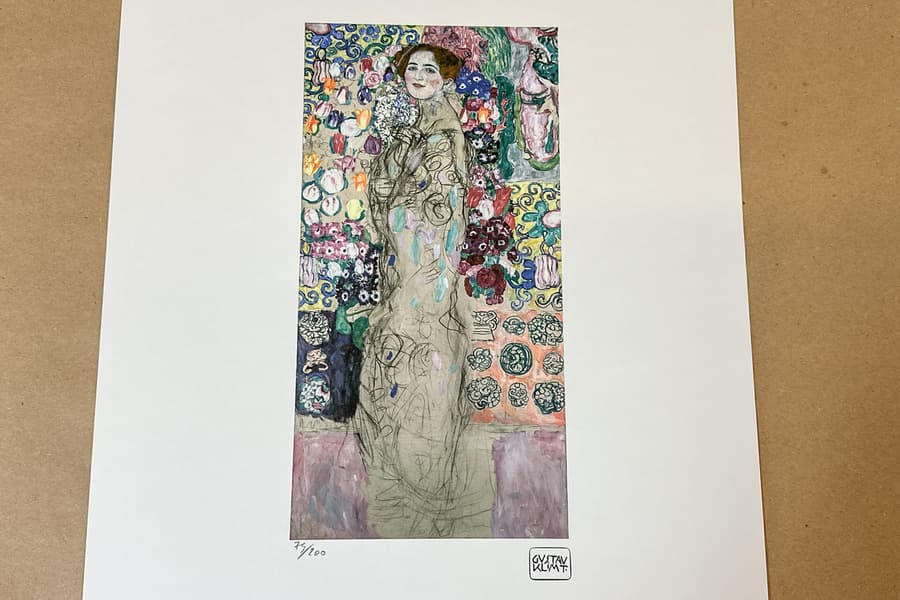 Lithografie nach Gustav Klimt, limitiert