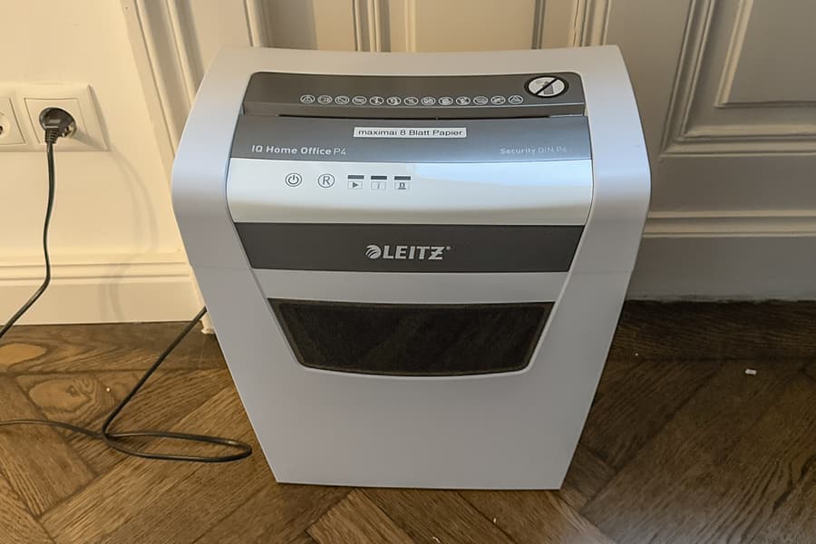 Aktenvernichter Leitz Security DIN P4