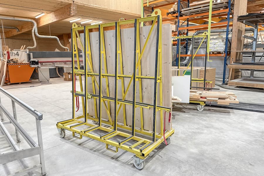 Plattentransportwagen