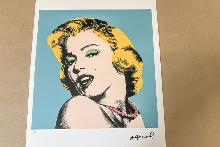 Lithografie nach Andy Warhol, limitiert